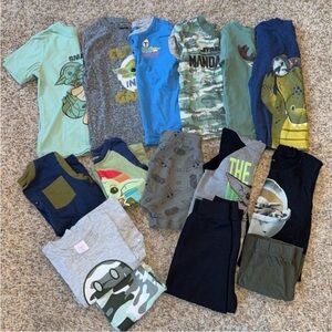 Boys 3t Star Wars the Mandalorian set